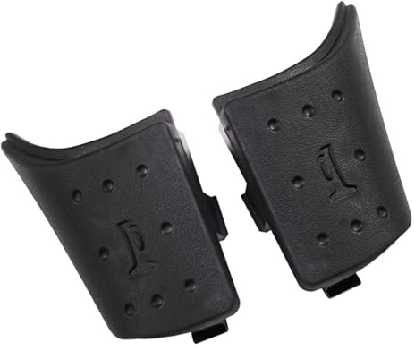CANTONDZ 2xLenkrad Hupe Schalter Abdeckung Schwarz Kompatibel mit Vauxhall Opel Corsa C Meriva A Tigra B 93173876 6242078 48263551