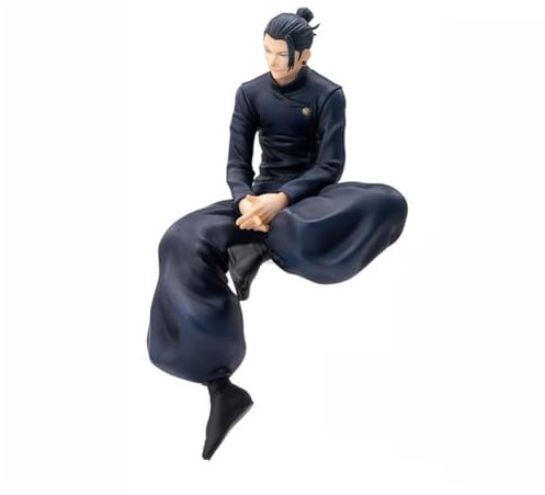 Puruuige Geto Suguru Figura Modello Anime Figura Seduto Posa Personaggio Statua 14 cm PVC Desktop Decorazione Regali