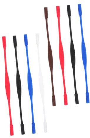 WOONEKY 8stücke Junge Mädchen Sportbrillenbänder Verstellbare Brillenhalter Für Outdoor Und Indoor-aktivitäten Elastische Brillenstraps Gemischten Farben