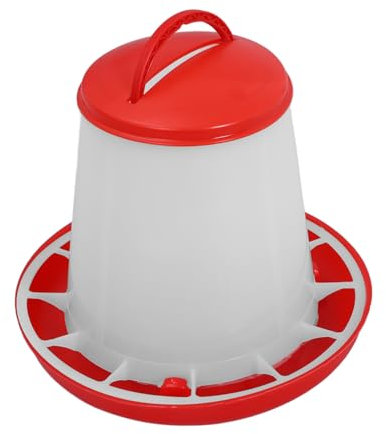 BCOATH Automatische Hühnerfutterabdeckung Geflügelkäfigtröge Hühner-Hängefütterer Geflügelfutterteile