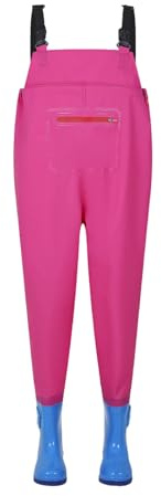 Kraftpaid Angelhose,Wathose,Fischerhose Mit Rutschfesten,Anglerhose Mit Stiefeln Wathose Teichhose,Wathose Anglerhose Mit Stiefel,Wasserdicht,VerschleißFest,Comfort,FüR Angeln Und Wasserspor