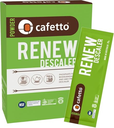 Cafetto Renew Descaler - eco-friendly scale remover for Coffee Machines & Kettles.