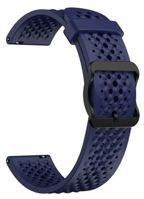 EMAIGlPO 22-mm-Uhrenarmband, passend for SUUNTO 9 PEAK PRO DLC / 5 PEAK, Armband, passend for SUUNTO RACE S/OCEAN/VERTIKAL, atmungsaktives Sportarmband aus Silikon(Blue)