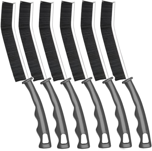 CUCM Cleaning Brush,Hard Bristle Crevice Cleaning Brush UK 6 Pcs Bathroom Crevice Gaps Groove Crevice Cleaning Tool for Narrow Corners in Home Bathroom and Kitchen Window