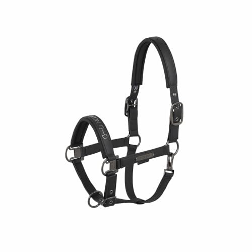 Eskadron Halfter Faux Leather Double Pin Black Platinum 2025, Größe:P1