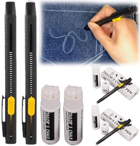 Wärmelöschbarer Stoffmarker zum Nähen, Sticken, Quilten, 2025, waschbar, austauschbare Nachfüll-Stoffmarker, radierbar, austauschbarer Nachfüllmarker für Baumwolle, Strickstoffe, DIY-Nähwerkzeuge