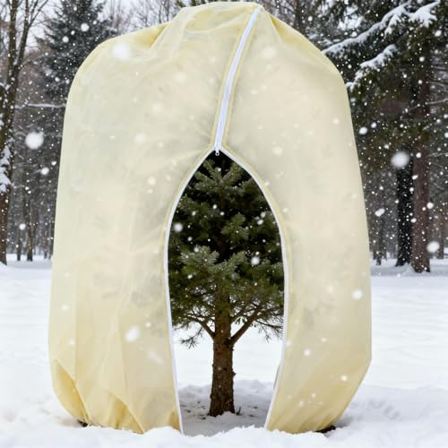Feelhap Housses de Protection Indéchirable pour Plantes 250X360cm, Beige