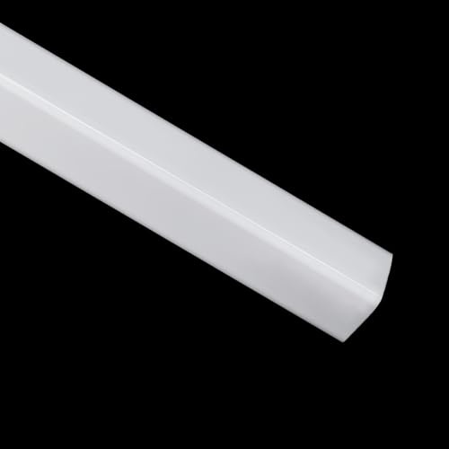Coayuou Corniere Protection Angle De Mur 100cm* 3 Pièces Protection Bord Adhesive PVC Baguette D Angle Coins Solides Et Esthétiques pour Maison, Bureau Et Rénovation De Mur(Style 4,28mm)