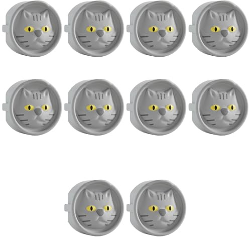 10 unidades de protección de enchufe de silicona, diseño protector a prueba de polvo para enchufes domésticos, seguridad infantil, tapa de enchufe indispensable