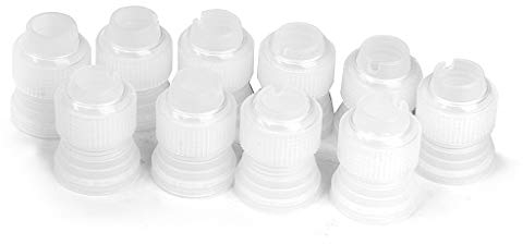Aeromdale 10pcs Coupler Adaptor Icing Piping Nozzle Bag Cake Flower Pastry Decoration Tool Small Size