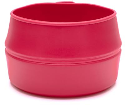 Wildo Tasse Pliable en TPE Vert, Capacité 250 ml, Résistant à l'Eau Chaude et Froid, Pliable et Réutilisable