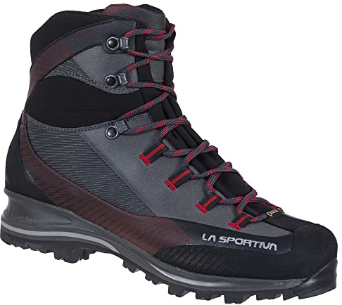 LA Sportiva 11Y900309 Uomo Scarponi da Montagna, Carbon/Chili, 46 EU