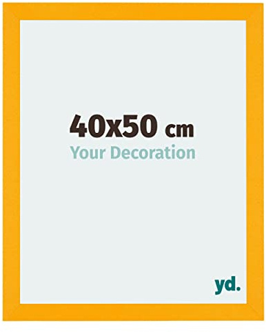 Your Decoration - Cadre 40x50 cm - Jaune - Cadres Photo en MDF Avec Verre acrylique - Anti-Reflet - Cadre 40x50 - Mura