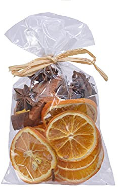 Decoris Weihnachts Potpourri Orangenscheiben Sternanis Zimtstange Kokosstern Mix