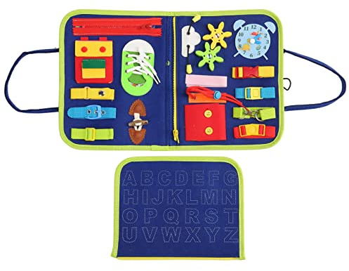 Couverture Fidget pour la Démence Calmante Activités de Démence Réconfortantes pour les Personnes âgées Produits de Démence pour les Personnes âgées, Couverture Sensorielle, Aide avec la Maladie D'Alz