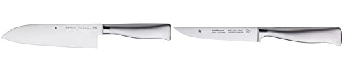 WMF Grand Gourmet Santoku Messer 32 cm, Made in Germany, Klinge 18 cm & Grand Gourmet Allzweckmesser 23 cm, Made in Germany, Messer geschmiedet, Performance Cut, Spezialklingenstahl, Klinge 12 cm