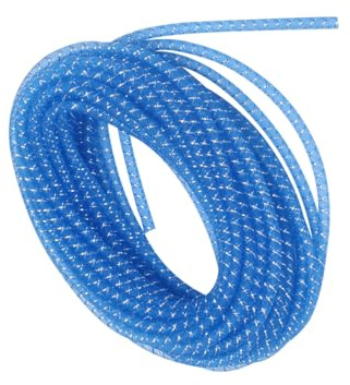 Elastischer Netzschlauch aus Polyester, Blau, für Selbstgemacht Schmuck | Leicht und Flexibel, für Frauen und Kinder, Geeignet für Bastelarbeiten und Schmuckherstellung