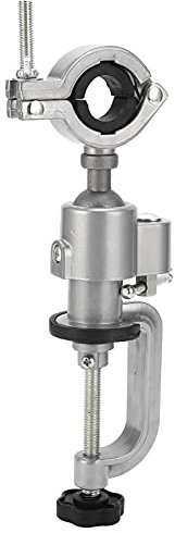 Akozon Support de Perceuse électrique Support de Pince d'étau de Table - Fixation Rotative Polyvalente à 360 ° pour Perceuses et établis