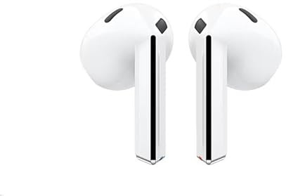 Samsung Galaxy Buds3, Weiß, kabellose Bluetooth-Ohrhörer mit adaptivem EQ/ANC, HiFi-Sound, 360-Grad-Audio (UAE-Version)