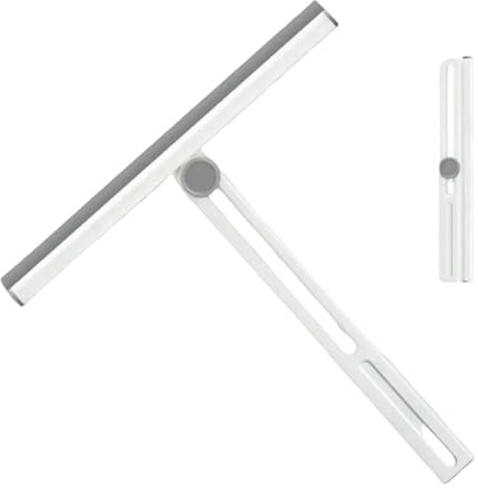 escobilla de goma para vidrio, escobilla de goma para limpieza de ventanas - Limpiacristales profesional con escobilla de goma - Escobilla de goma eficiente para limpieza de ventanas, herramienta limp