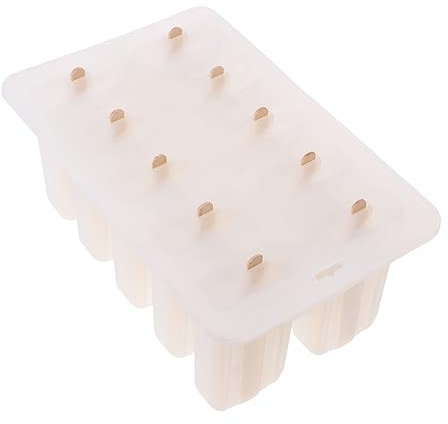 OFFSCH Molde Para Paletas De Helado Diy Casero Con Compartimentos De Silicona Molde Para Hacer Helados Picnic De Jardín Colores Surtidos