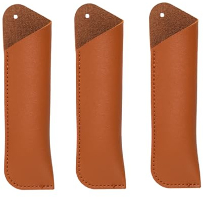 YISENJEE Stift Etui 3 Stücke Pu Leder Bleistift Fall Stift Abdeckung Schutzhülle Tragbare Geschenk
