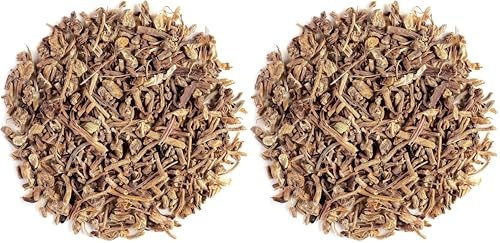 Valeriana Orgánica Infusión Raíz - Gran Poder Relajante - Valeriana Officinalis - Alfeñique - Hierba O Yerba De Los Gatos (Paquete de 2)