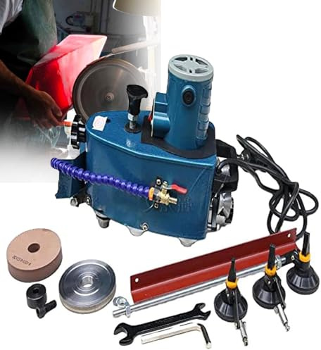 Electric Glass Edge Grinder, 8000r/Min Edging Machine for Beveling Acrylic, Marble, Ceramic - Small Portable Trimmer for Precision Finishing