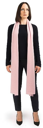 Dalle Piane Cashmere Damen Schal Breit 100% Kaschmir | Halstuch für Büro, Abend und Reisen, 200x35 cm, vier Jahreszeiten, Geschenk für Sie, Made in Italy
