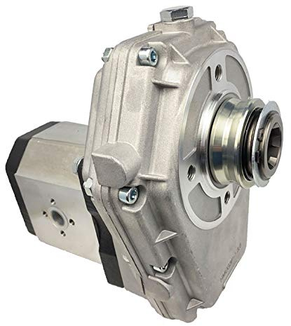 Zapfwellengetriebe Hohlwelle mit Hydraulikpumpe (Zahnradpumpe) BG 3, Schluckvolumen wählbar Größe 25 CCM