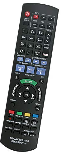 ALLIMITY N2QAYB001046 IR6 Remote Control Replacement for Panasonic Blu-ray Recorder DMR-BST720 DMR-BST835 DMR-BST950 DMR-BCT720EG DMR-BST835EG DMR-BST950EG DMR-BCT721 DMR-BCT755 DMR-BWT720 DMR-BCT720