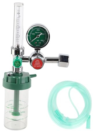 Sauerstoffdruckregler, 0-100mpa Luftmengenregler, professionelles Sauerstoffgas-Druckminderungsmessgerät, Aluminiumlegierungs-Durchflussmesser Druckminderer-Gasregler, für Druckluftwerkzeuge