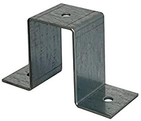 Vabenco - Fascetta per tubo rettangolare alta, per tubo rettangolare, quadrata e zincato, 15 x 30, 20 x 30, 20 x 40, 25 x 50, 30 x 40, 40 x 50, 30 x 60, 40 x 80, acciaio, 2 o 3 mm di spessore,