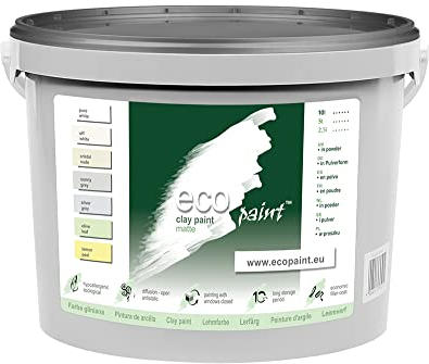 EcoPaint Gliniana Wandfarbe 10 Liter; 6 kg (OFF WHITE - Weiß /02/)