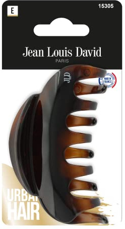 Jean Louis David – Pinza Grande para Cabello – Sujeción Firme – Recogido Completo – Accesorio Capilar