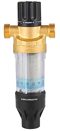 Spin Down Sediment Wasserfilte, Vorfilter Wasserfilter, Wasserfilter Wiederverwendbare Wasser Vorfilter Sedimentfilter für Sedimentfilter Brunnenwasserschlauch (3/4)