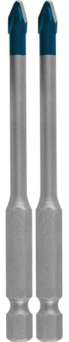 Bosch Professional 1x Expert HEX-9 HardCeramic Bohrer (für Dachziegel, Fliesen, Ø 5,00 mm, Zubehör Schlagbohrmaschine) (Packung mit 2)
