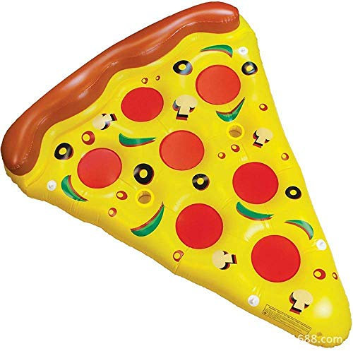Inflatable Pool Floats Airbeds Water Inflatable Pizza Floating Row Pizza Floating Bed Swimming Water Inflatable Bed Water Hammock for Chilling in The Pool Comfortable anniversary