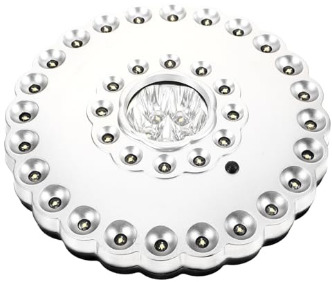 Veemoon Outdoor Led Campinglampe 36 Led Batteriebetriebene Schirmmastleuchte Mit Haken Energiesparende Zeltbeleuchtung Für Camping Wandern