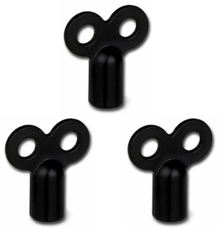 Valvola termosifone Chiave sfiato termosifone,3 pz, Chiave quadrata,Chiave del radiatore, chiave di spurgo del radiatore, universale per tutti i radiatori