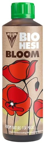 Hesi Bio Bloom 500 ml - Flüssiger, biologischer NPK-Dünger auf pflanzlicher Basis | Grow-Dünger | Bio Dünger | Pflanzendünger