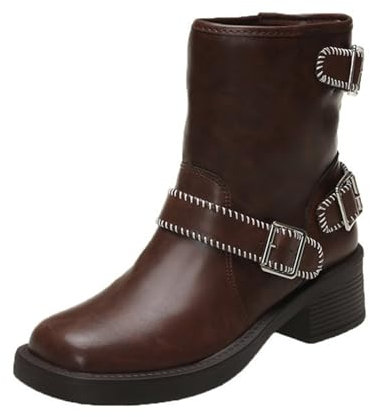 warehouse deals angeboteWinterstiefel Damen Kniehohe Damen Westernstiefel Stylisch & Praktisch Winterstiefel Damen Casual Spitze Zehe Klobiger B angebote des tages heute damen