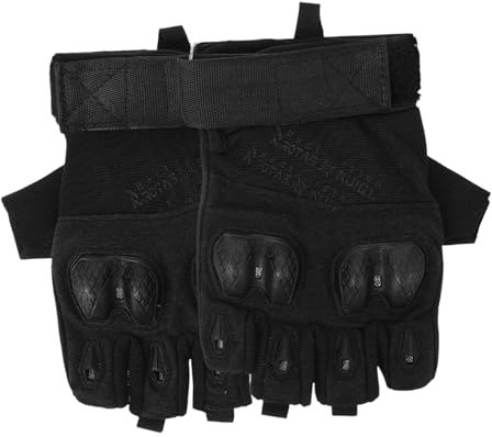 UKCOCO 1paar Halbfinger Fahrradhandschuhe Für Männer Rutschfeste Und Stoßdämpfende Sporthandschuhe Aus Strapazierfähigem Für Outdoor-training Und Freizeitaktivitäten