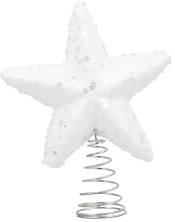 LABRIMP Weihnachtsbaumstern Baumstern Aus Schaumstoff Weiß Weihnachtsbaumdekoration Leicht Und Fest Haftend Für Innenräume Und Partydeko