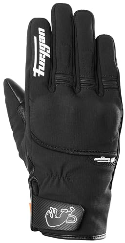 Furygan Jet Lady All Seasons D3O Evo - Gants de Moto Femme- Paume 100% Cuir - Tactile - Confort - Respirant &