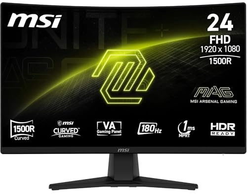 MSI MAG 242CA Écran Gaming incurvé 23.6 FHD