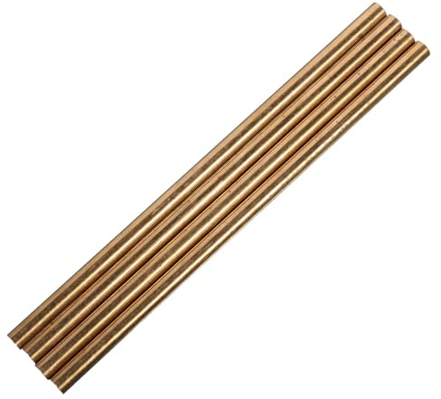 iplusmile Pasadores de Mango de Cuchillo de Cobre 4 MM, Varillas de 100 MM, 4 Piezas, Remaches para Fabricación y Reparación de Mangos de Cubiertos