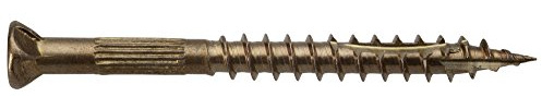 Thermoholzschraube / Schraube für Terrassen und Balkone / Edelstahl A2- Rostfrei / Senkkopf / 4,5 x 50 mm / 125 Stück