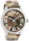 Oozoo Armbanduhr Basic Line mit Lederband 47 MM Camouflage C1066