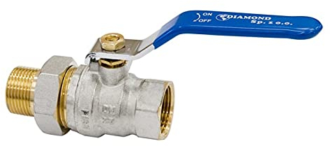 Kugelhahn 1 zoll - Absperrhahn mit Hebelgriff 30 BAR Innengewinde - Verschraubung